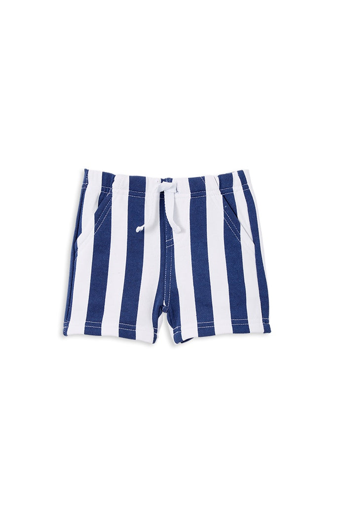 Stripe Fleece Short