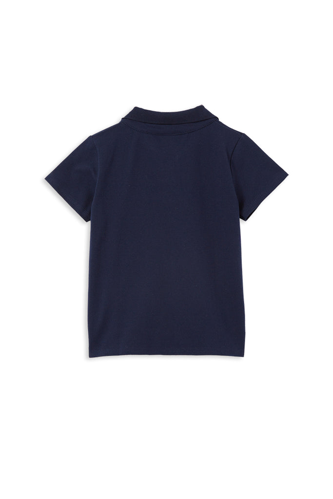 BABY INDIGO LION POLO