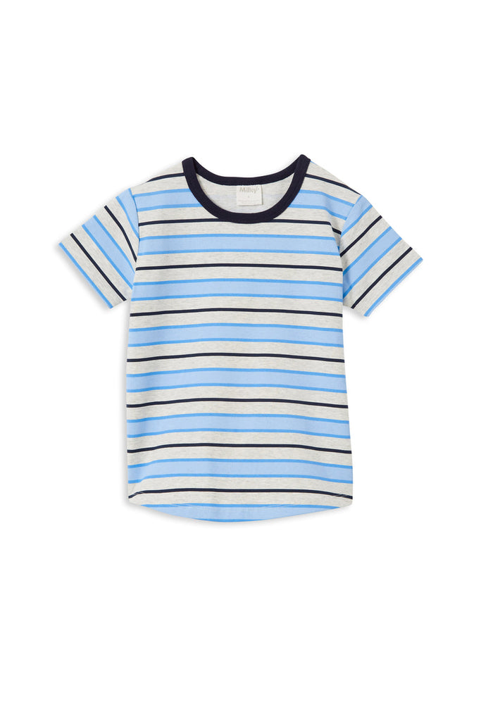 Blue Stripe Baby Tee