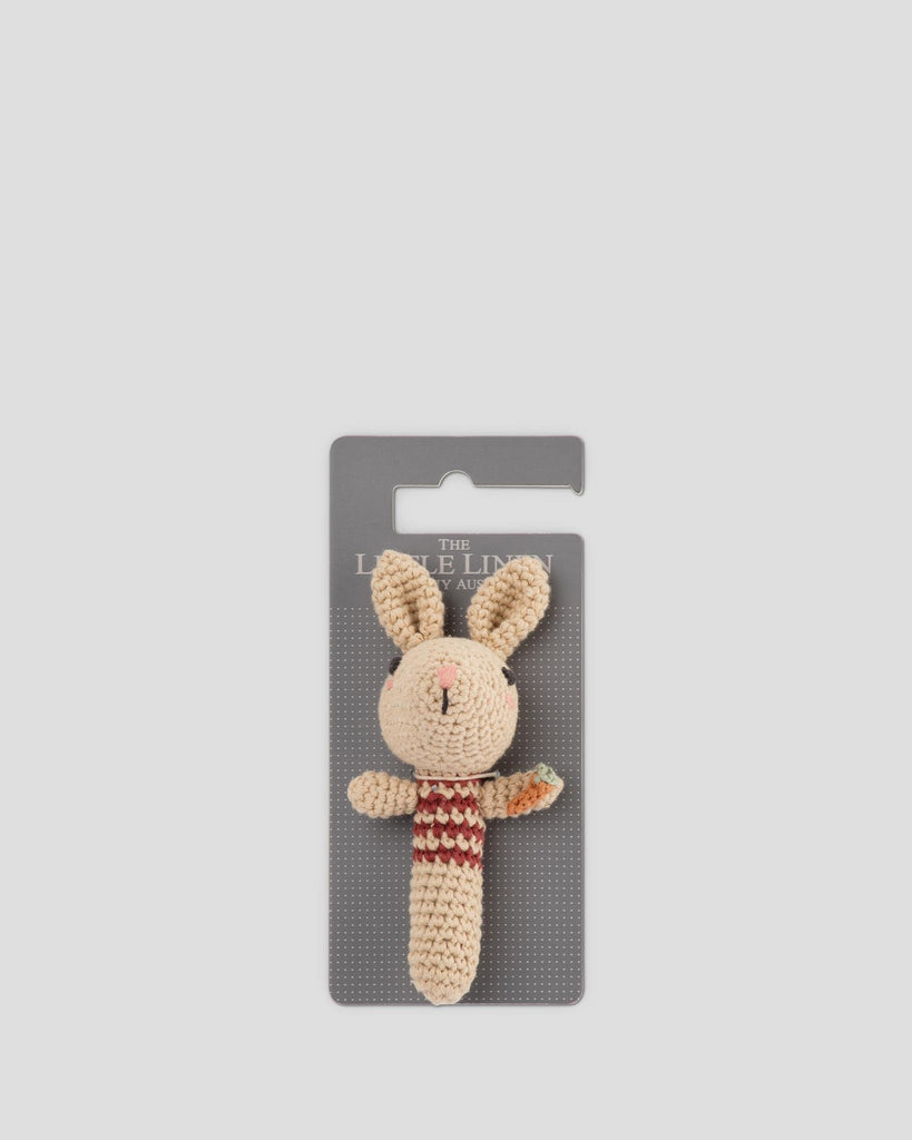 Crochet Rattle - Harper the Harvest Bunny