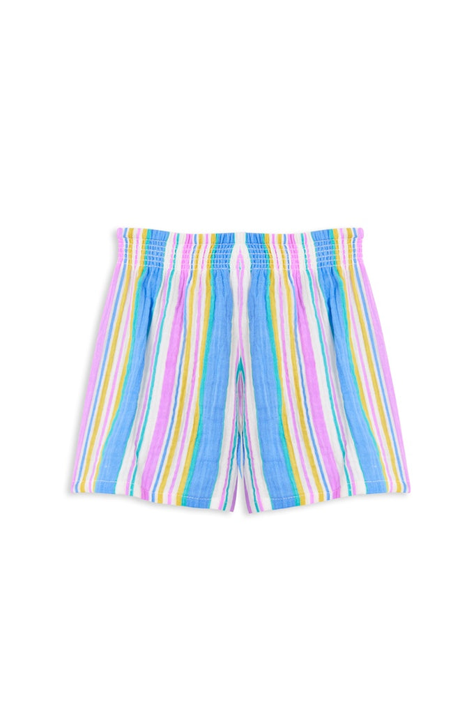 CRINKLE STRIPE SHORT