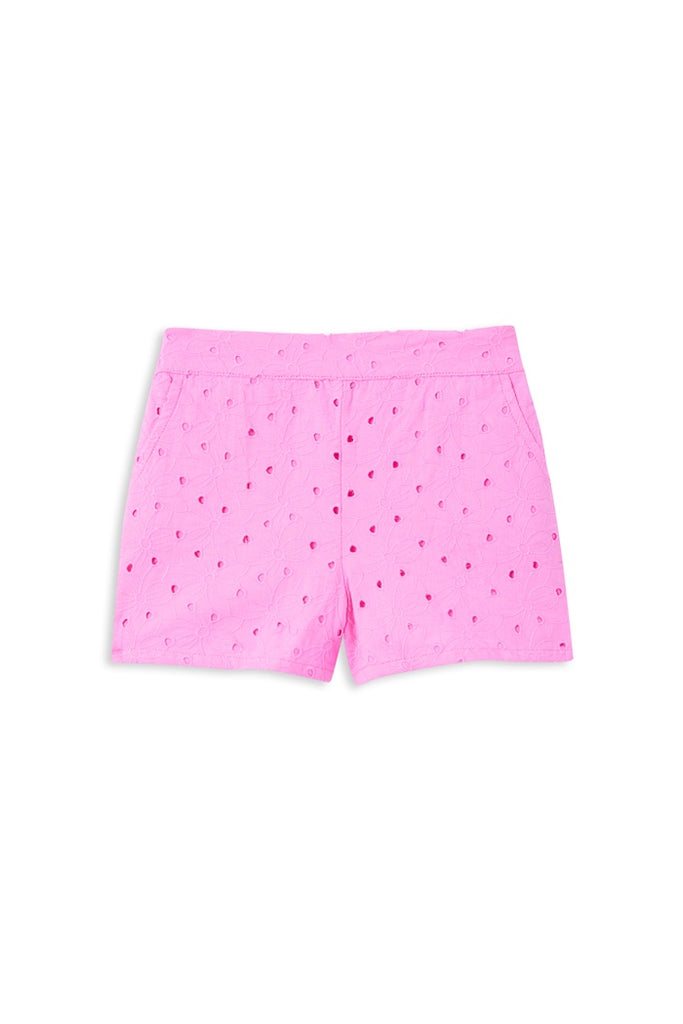 Pink Broderie Short