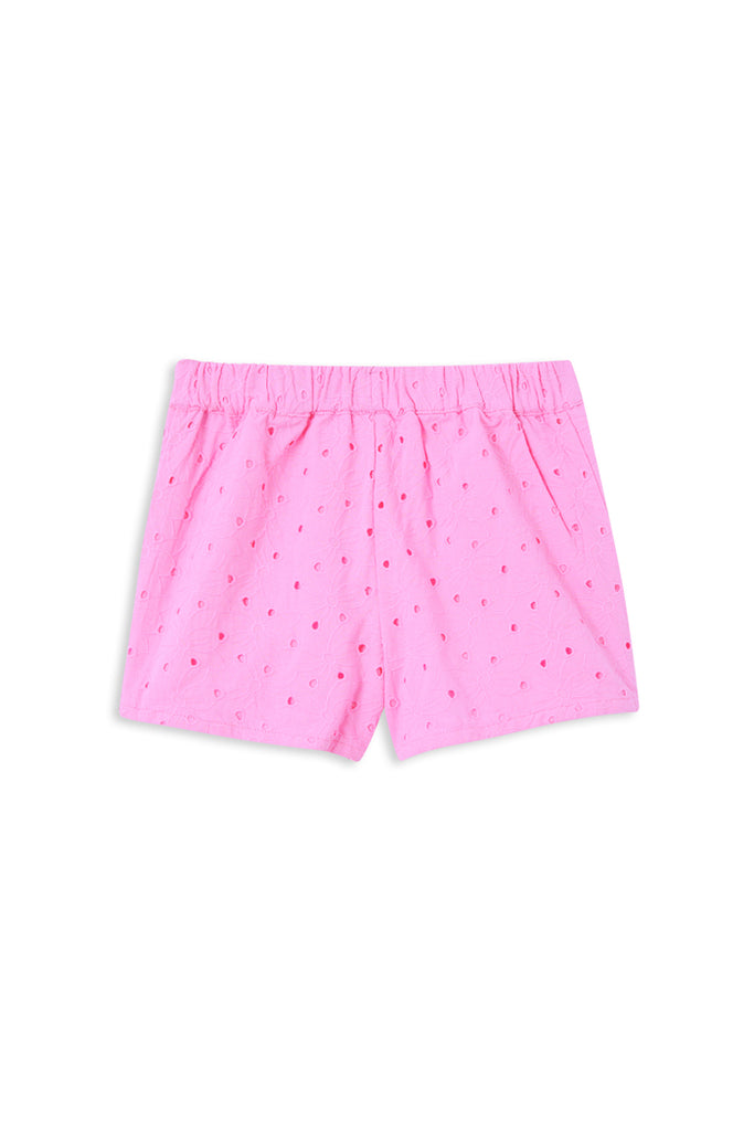 Pink Broderie Short