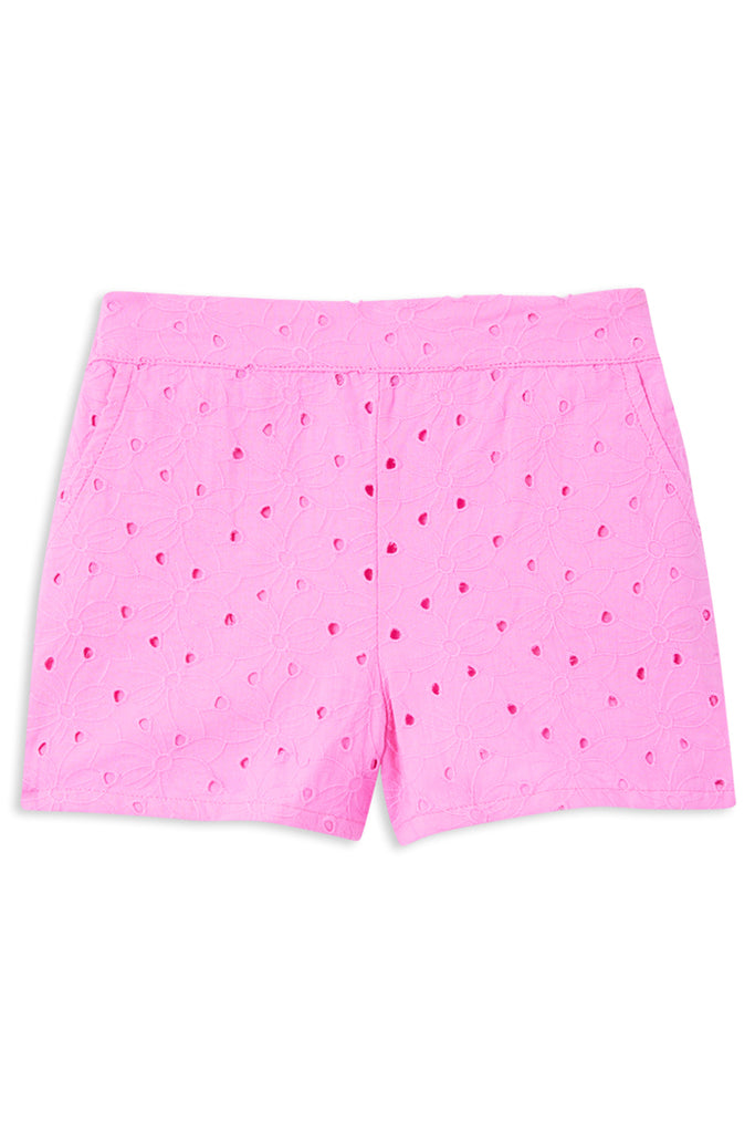 Pink Broderie Short