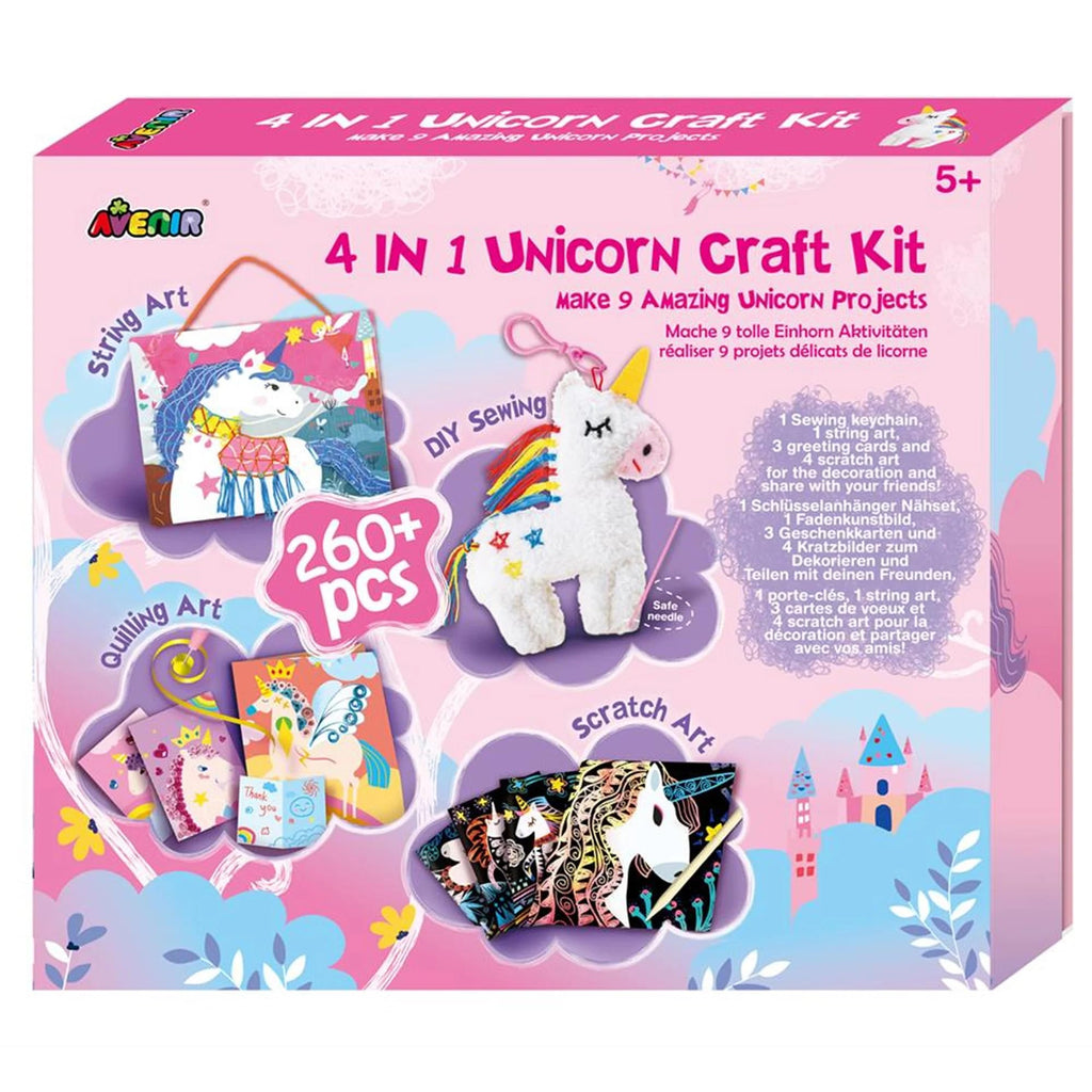 4 IN 1 UNICORN CRAFT KIT