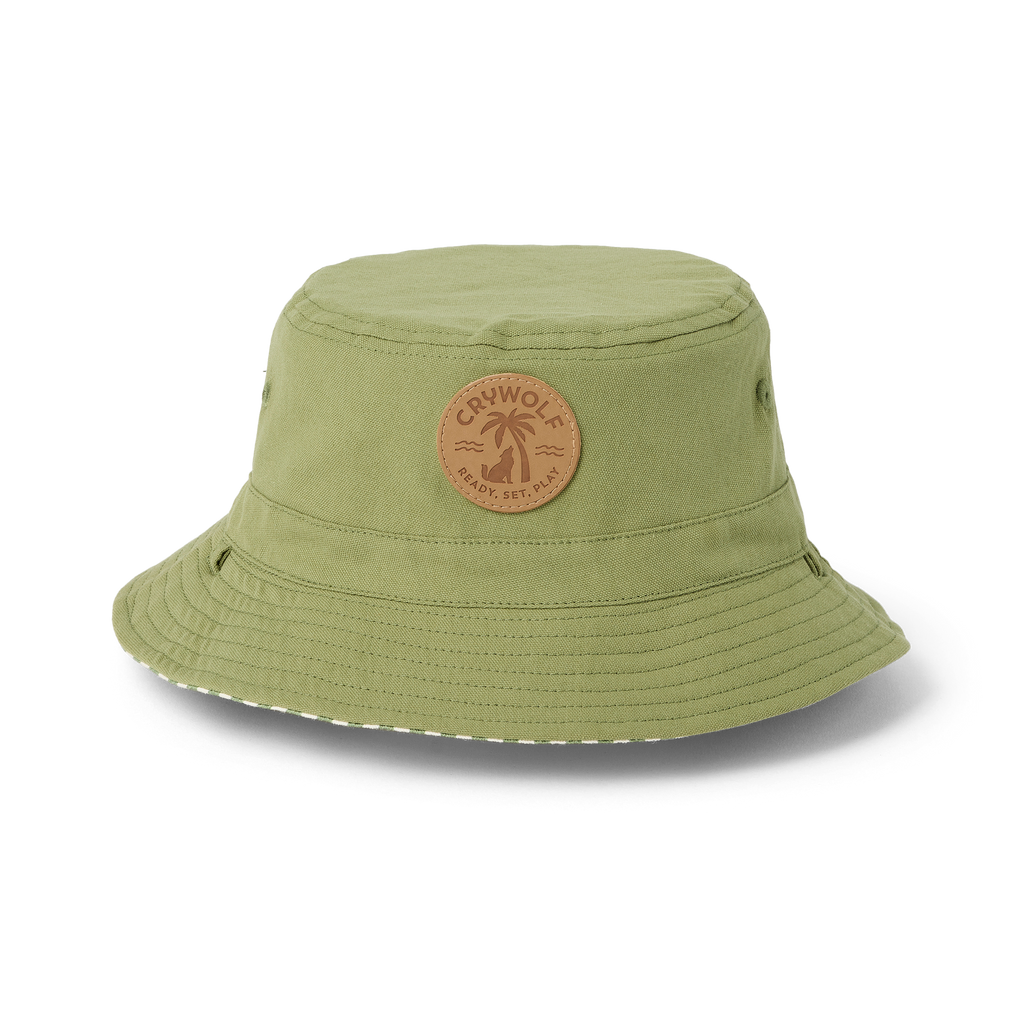 Reversible Bucket Hat - Coastal Stripe