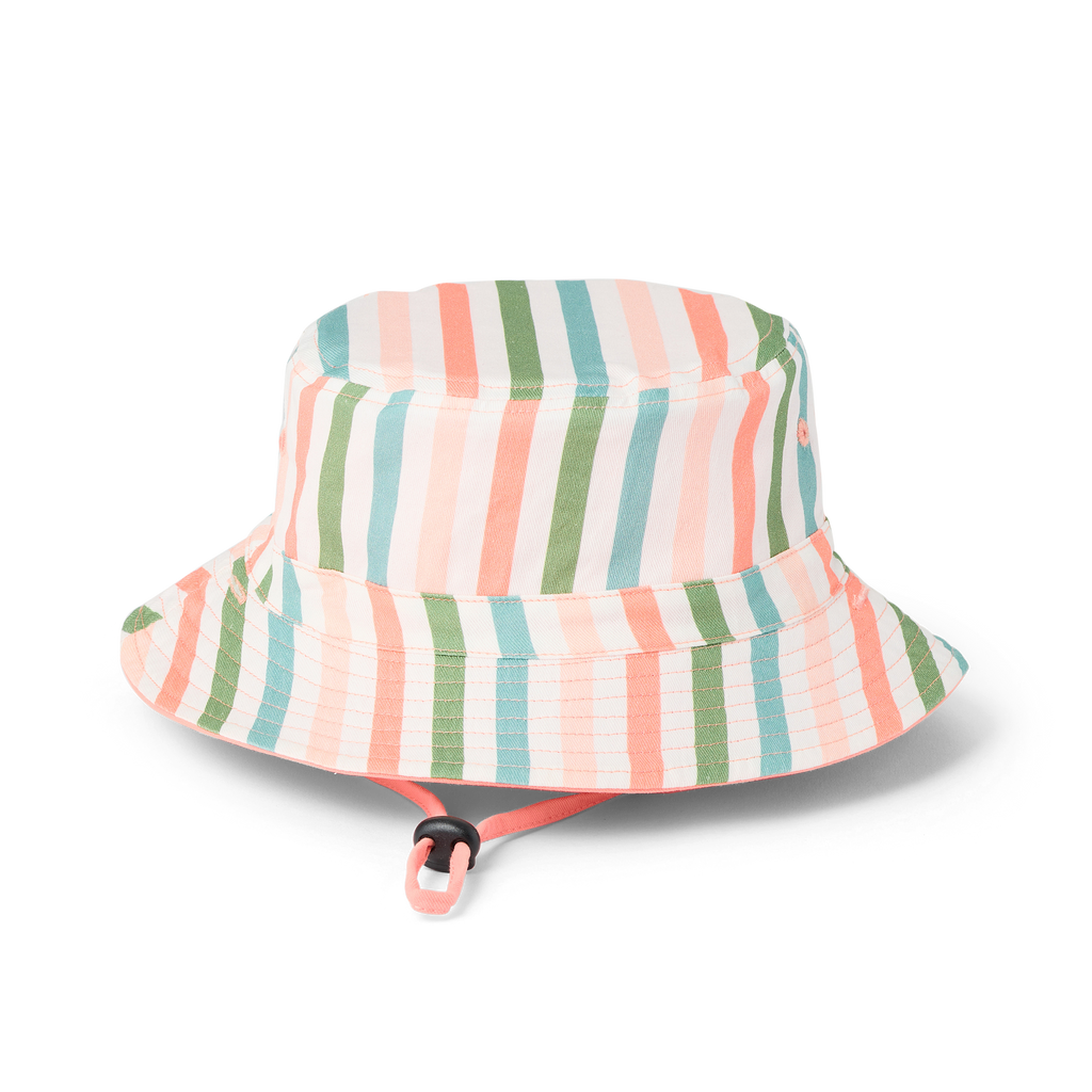 Reversible Bucket Hat - Summer Stripe