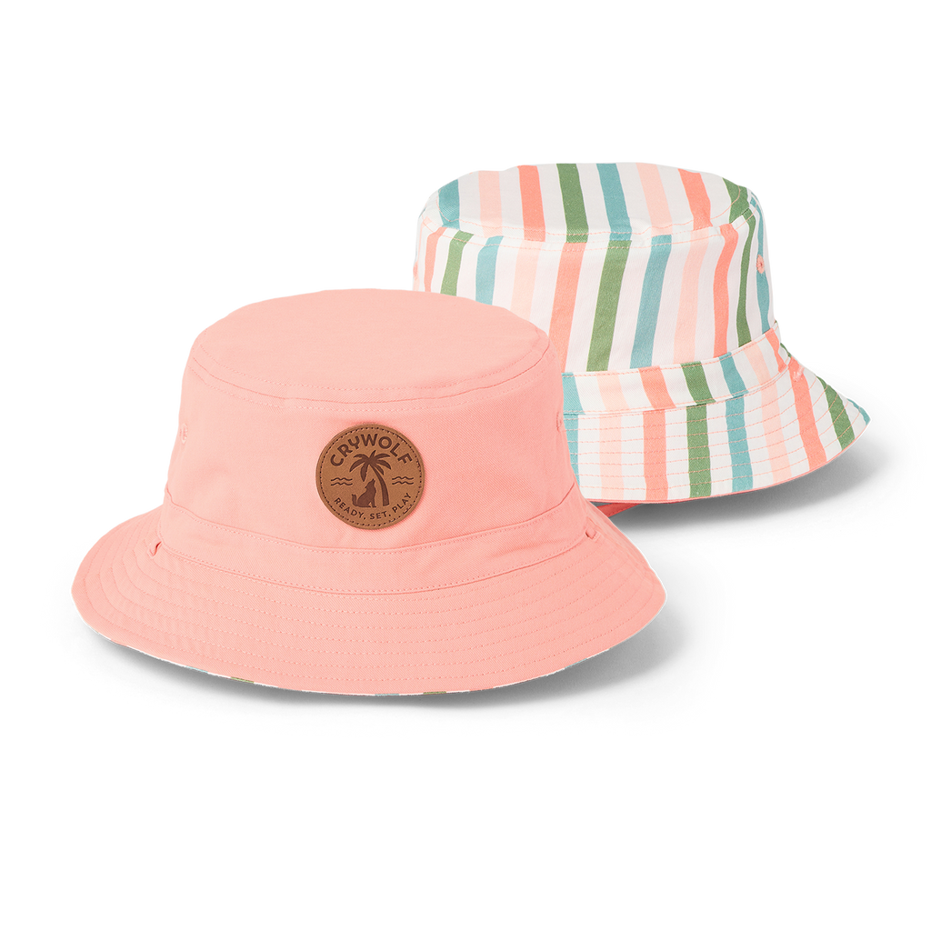 Reversible Bucket Hat - Summer Stripe