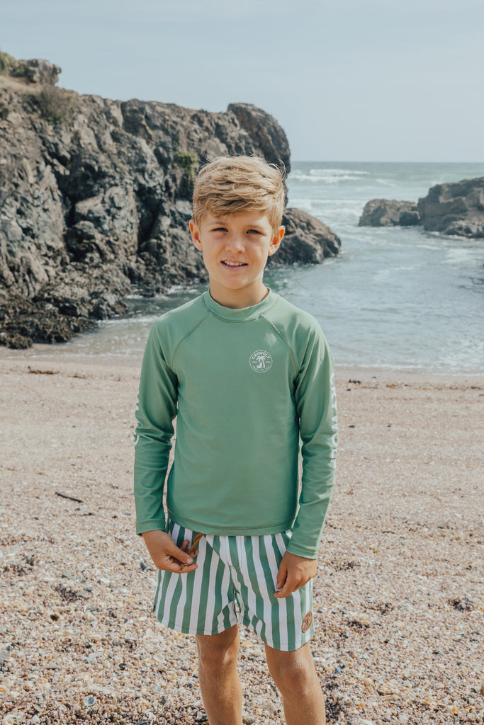 Rash Vest - Coastal Green