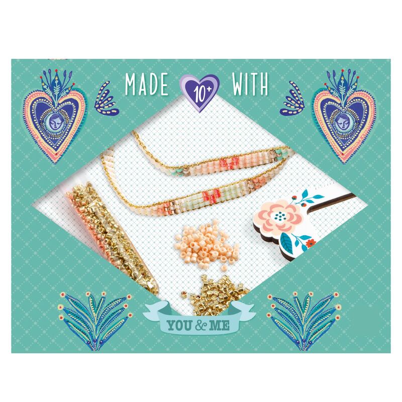 You & Me Miyuki & Hearts bead Set