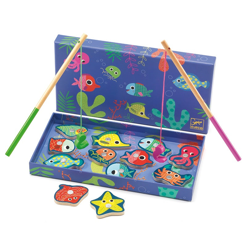 Magnetic Coloured Fishing- 12pc