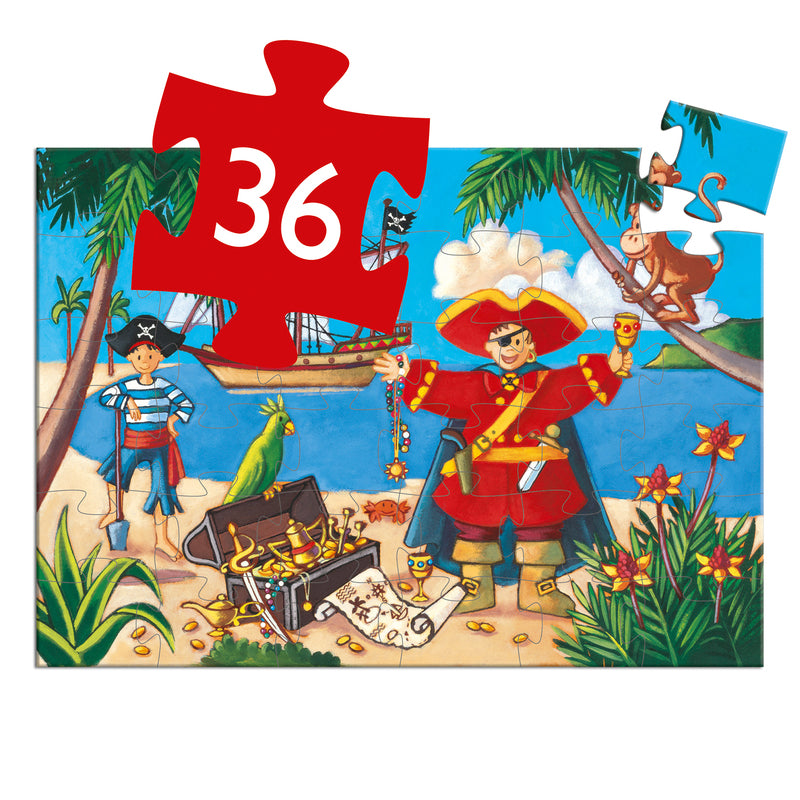 Pirate Treasure Puzzle 36pce