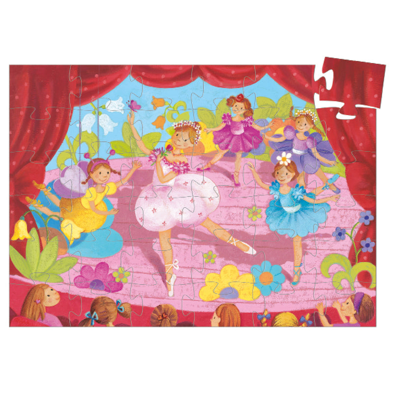 Ballerina Silhouette Puzzle 36 pce