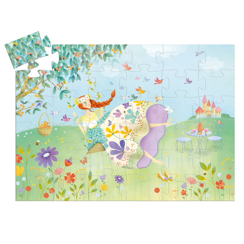 The Princess Of Spring 36pc Silhouette Puzzle