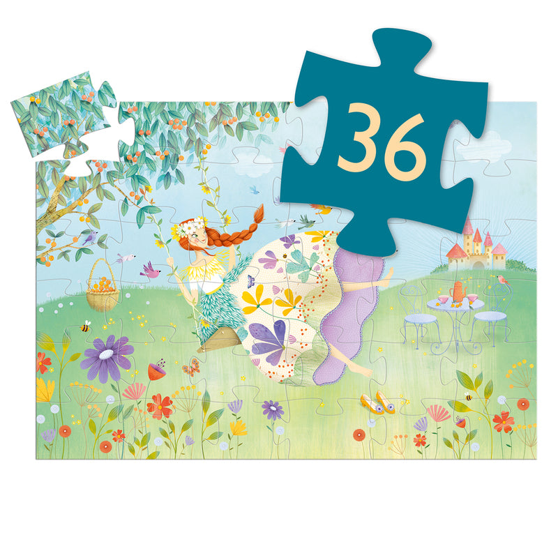 The Princess Of Spring 36pc Silhouette Puzzle