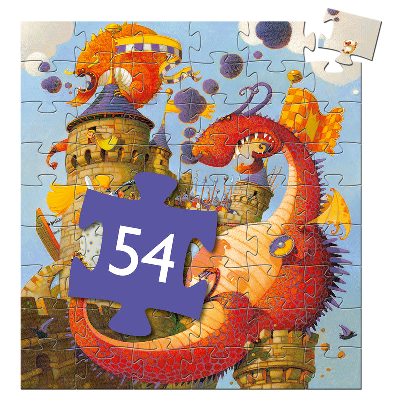 Vaillant and the Dragon  54pc Silhouette Puzzle