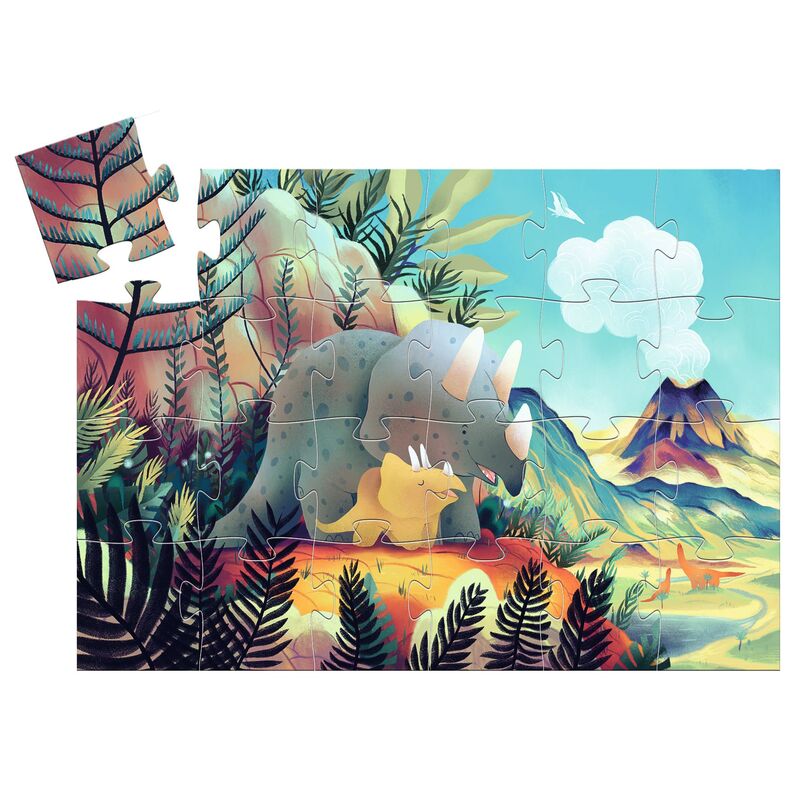 Teo the Dino 24pc Silhouette puzzle