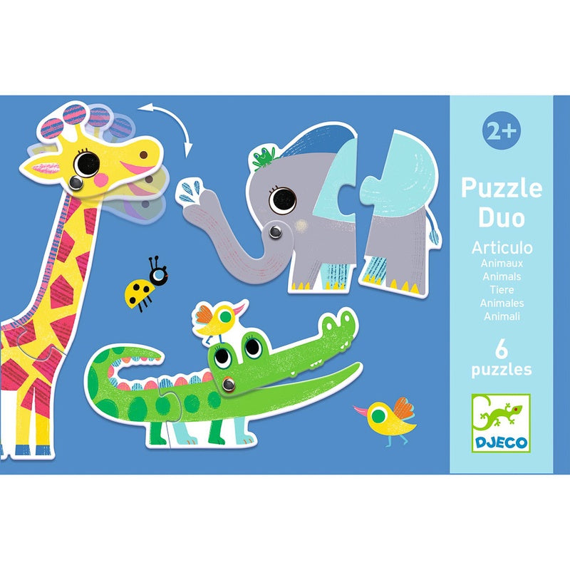 Duo Animals 12pc Puzzle