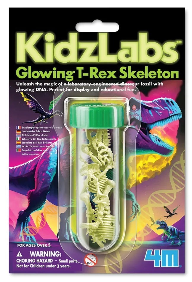 KidzLabs- Glowing T Rex Skeleton