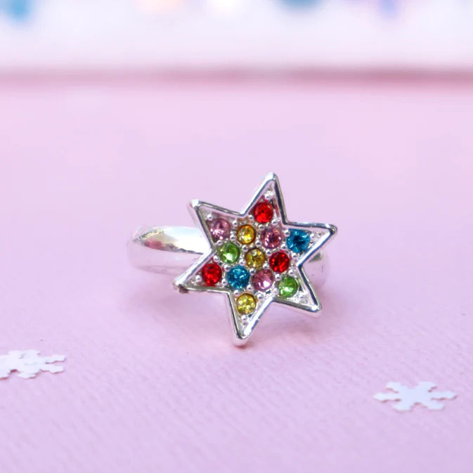 Christmas Lights Jewel Ring