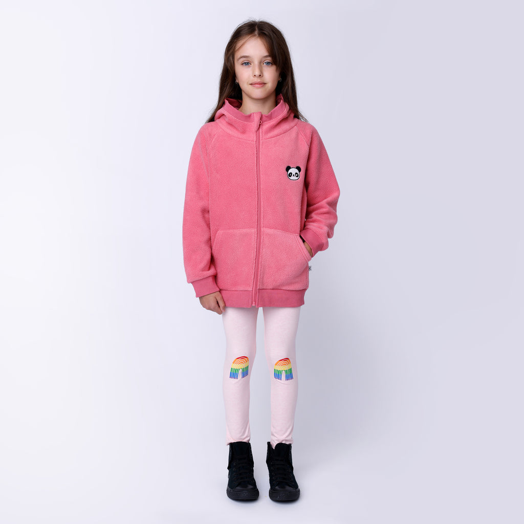 Teddy Zip Up - Bubblegum