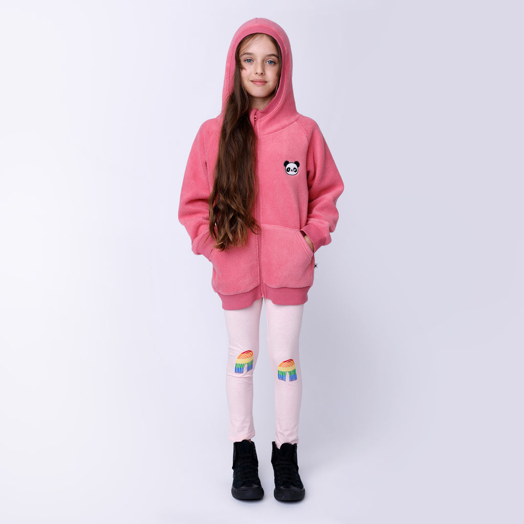 Teddy Zip Up - Bubblegum