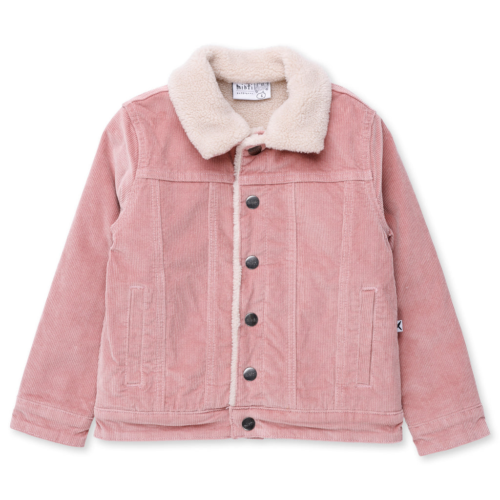 Teddy Lined Cord Bomber