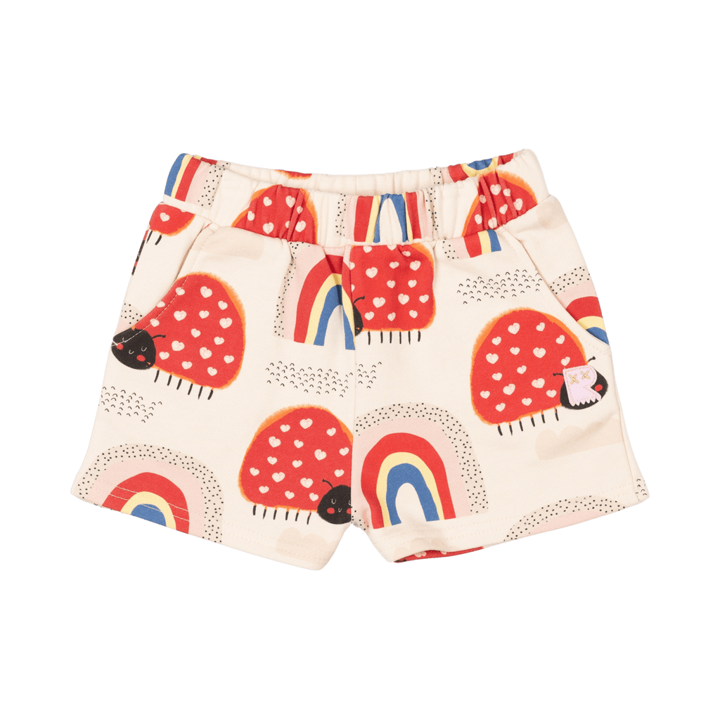 LOVE BUG RAINBOW SHORTS