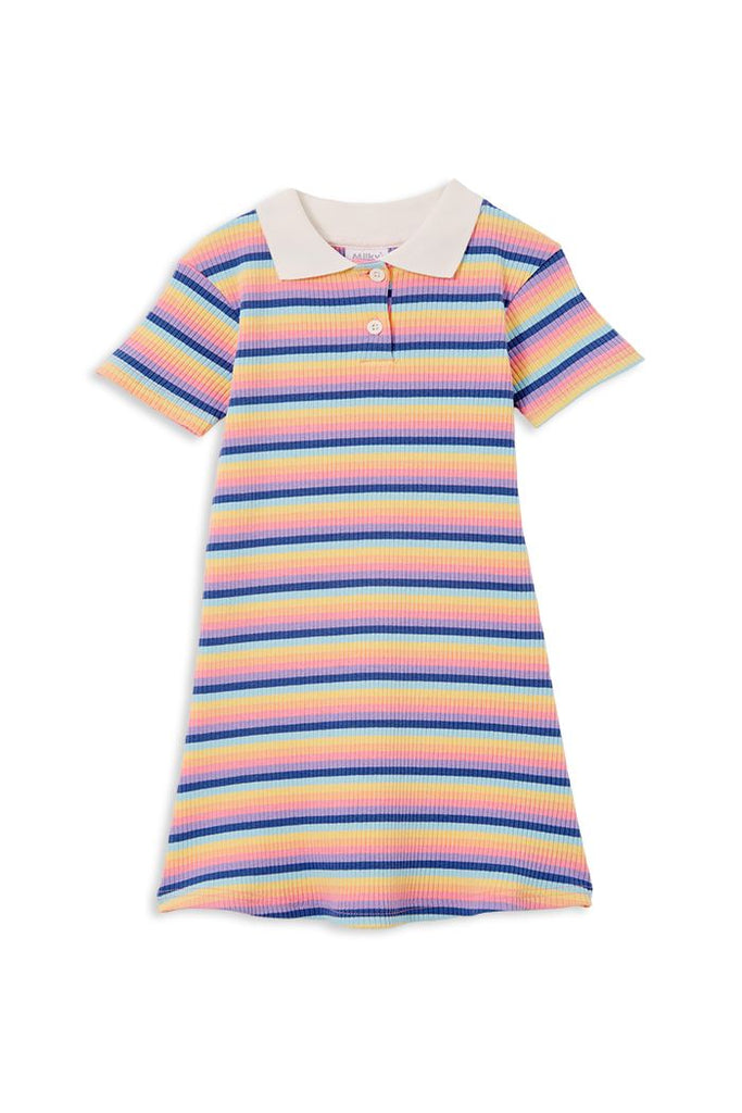 Multi Rib Stripe dress