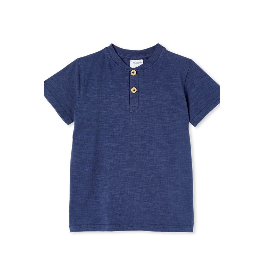 True Navy Baby  Henley