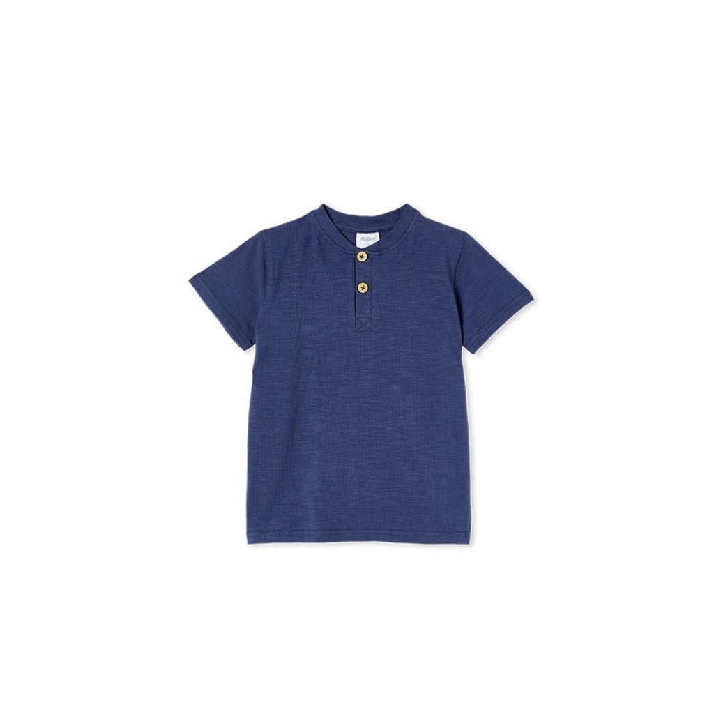 True Navy Henley