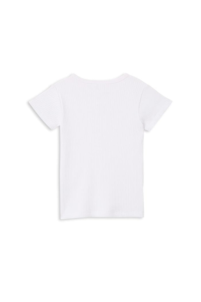 White  Rib Summer Tee