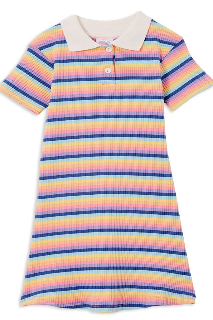 Multi Rib Stripe dress