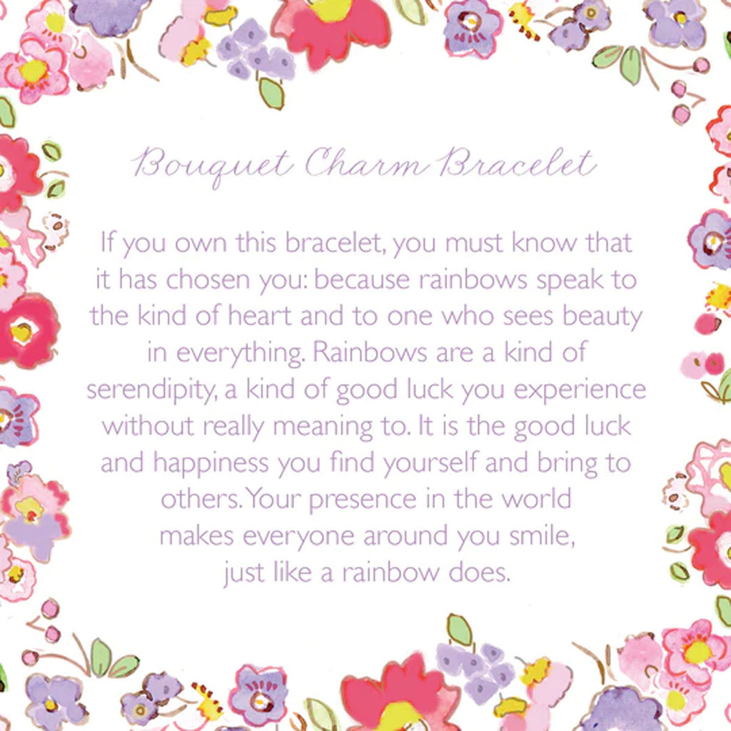 Petite Fleur Bouquet Charm Bracelet