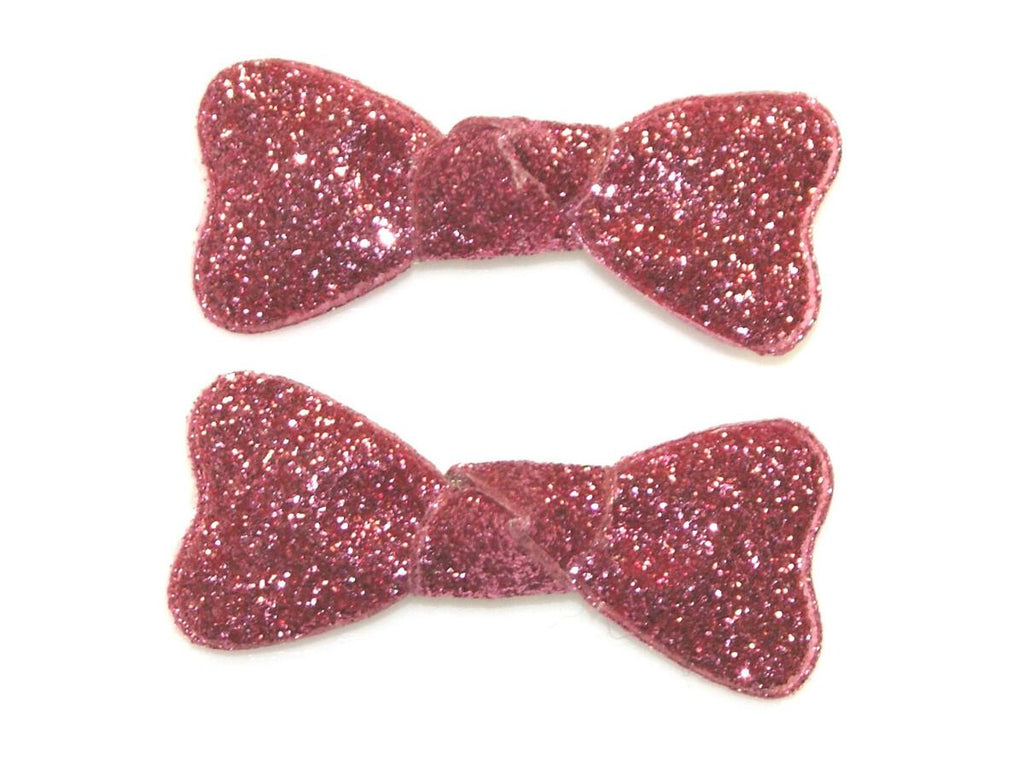 GLITTER BOW SNAPS