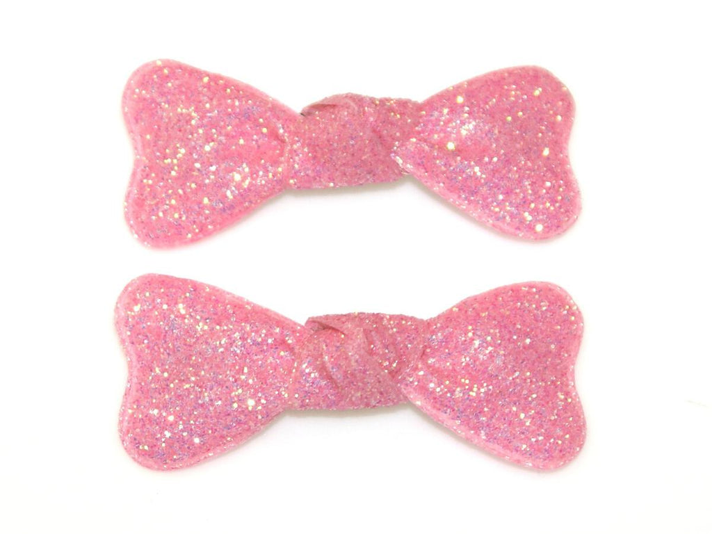 GLITTER BOW SNAPS