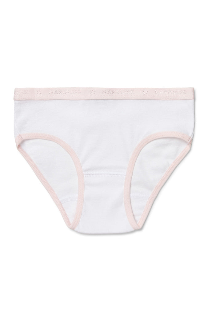 GIRL'S HOT PINK/WHITE EVERYDAY UNDERWEAR