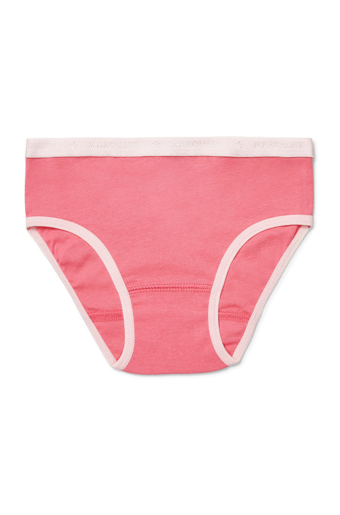 GIRL'S HOT PINK/WHITE EVERYDAY UNDERWEAR