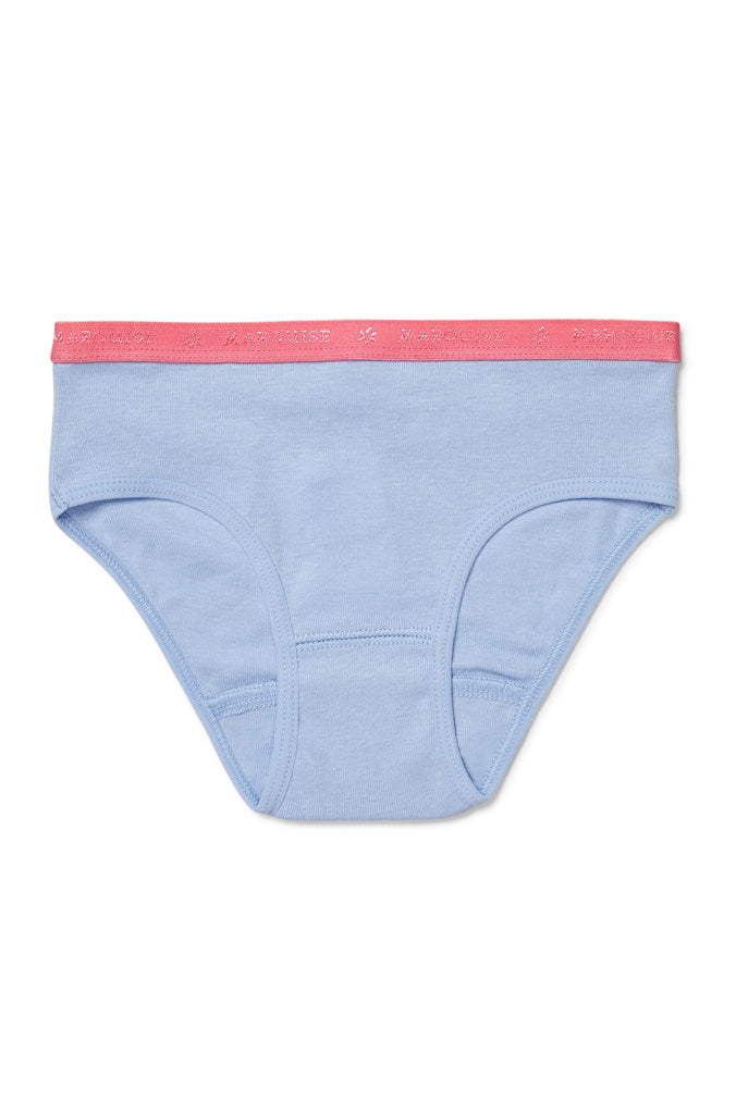 GIRL'S POWDER BLUE/PINK EVERYDAY UNDERWEAR