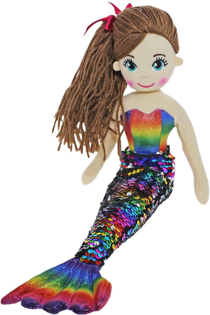 Kim Flip Sequin Dark Rainbow Mermaid